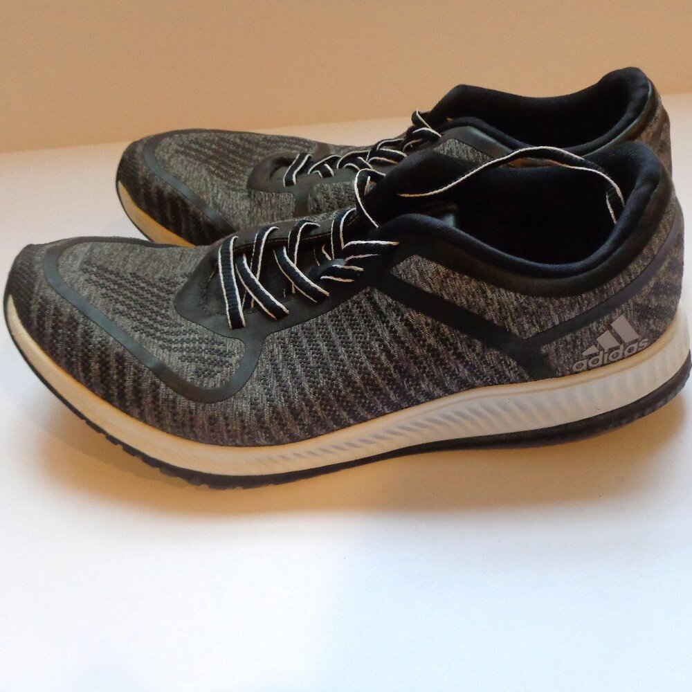 Adidas Womens Size 9 Athletics Bounce Comfort Black‎ Gray Running Sneakers Shoes